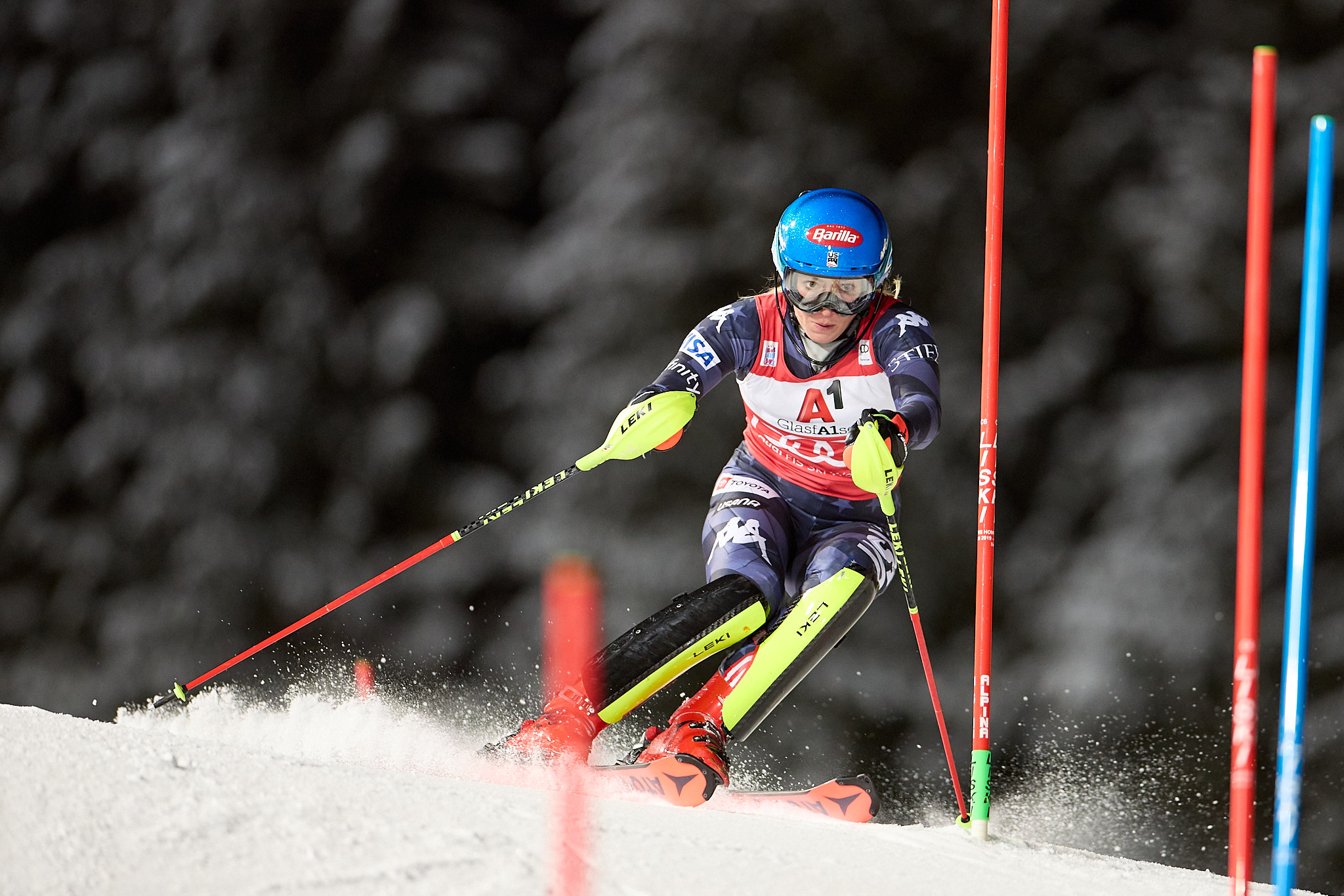 Slovakia vs. USA Flachau night race 2023 - David Kostelka